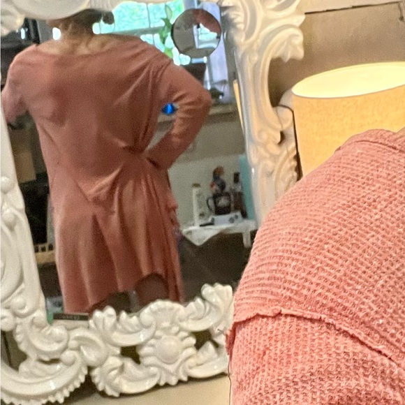 Thin thermal tunic llong sleeve flowing shirt - Picture 2 of 5